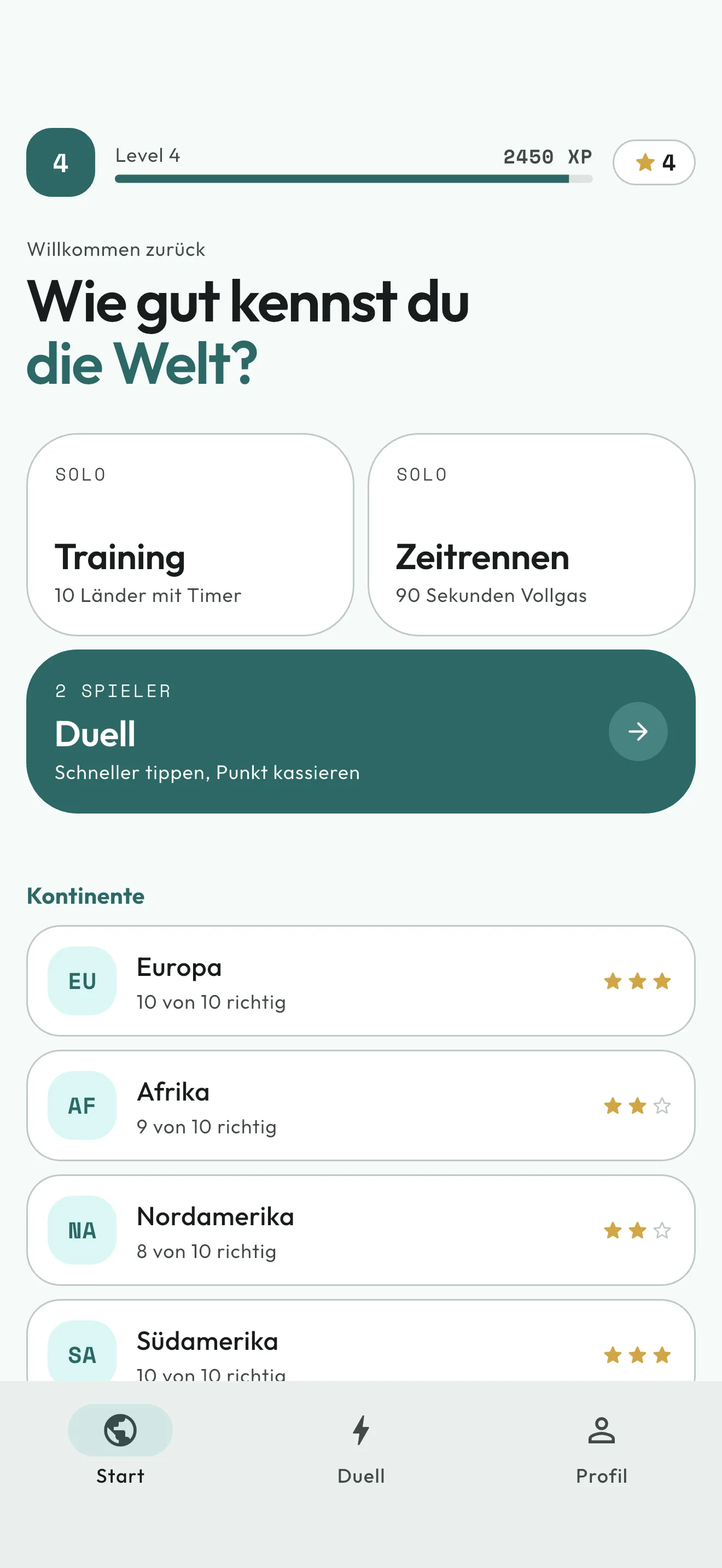 L&auml;nder Raten Screenshot 1