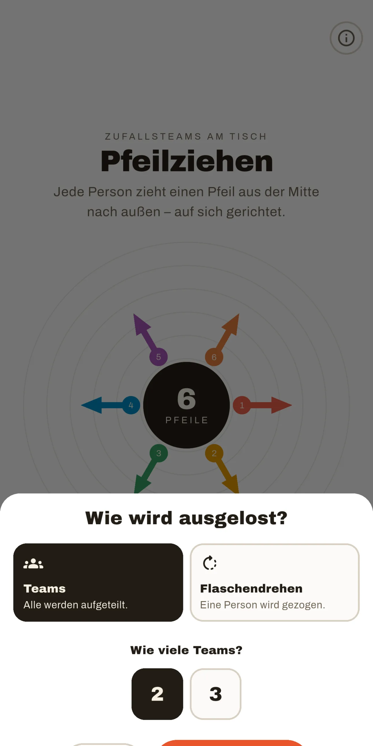 Pfeilziehen Screenshot 2
